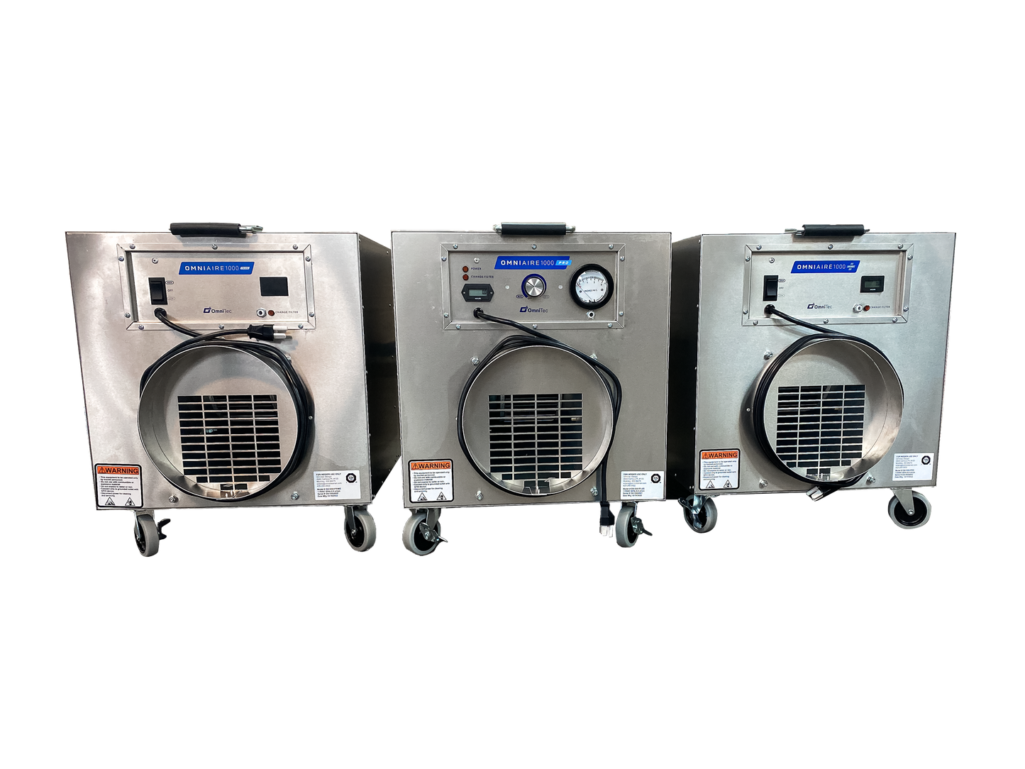 OmniTec OmniAire Plus/Plus-A HEPA Negative Air Machine - 1000 CFM
