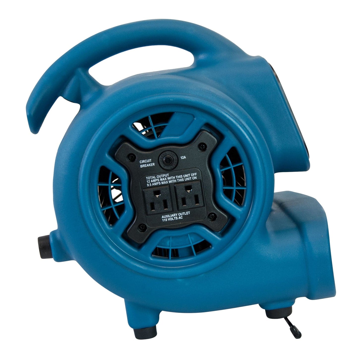 XPOWER P-260AT Freshen Aire 1/5 HP 800 CFM 4 Speed Scented Mini Mighty Air Mover, Utility Fan, Dryer, Blower with Timer and Power Outlets