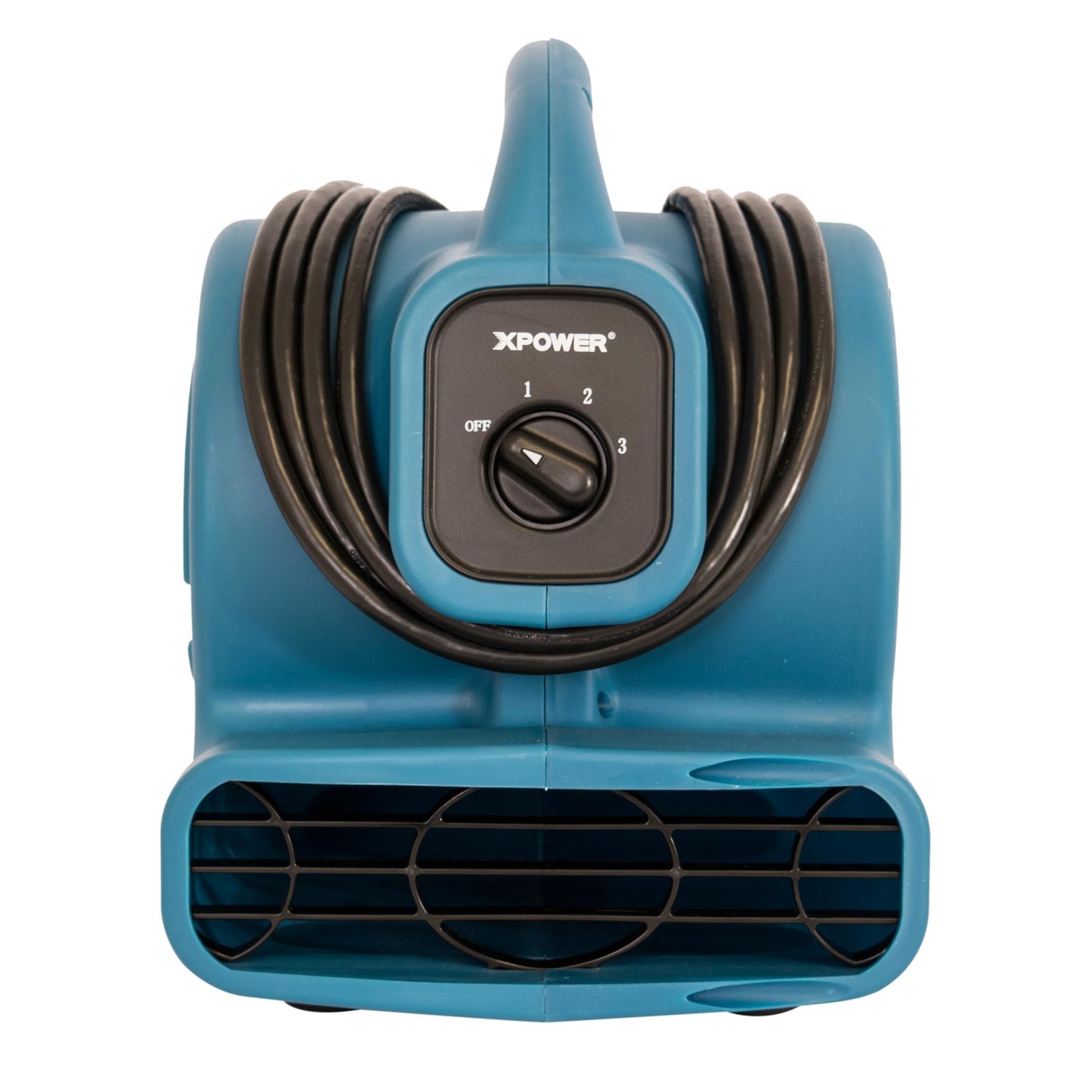 XPOWER P-80A 600 CFM Multi-Purpose Mini Mighty Air Mover, Utility Fan, Dryer, Blower with Built-in Power Outlets