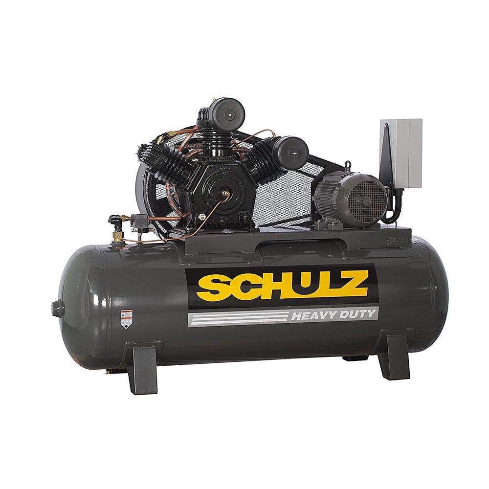 Schulz of America  15120HW60X-3 Heavy Duty W-Series 175 PSI 2-Stage Basic Horizontal Air Compressor
