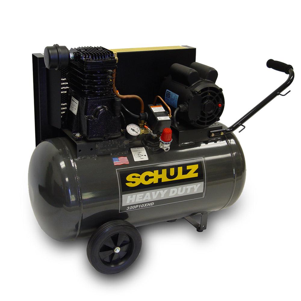 Schulz of America  220P10X 125 PSI @ 10.0 CFM Heavy Duty Portable Horizontal  Air Compressor