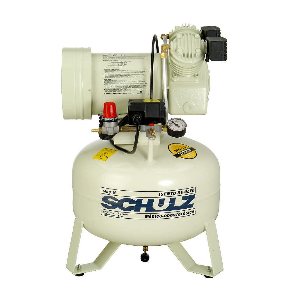 Schulz of America MSV 6/08 120 PSI Single Stage Oil-Less Pancake Air Compressor