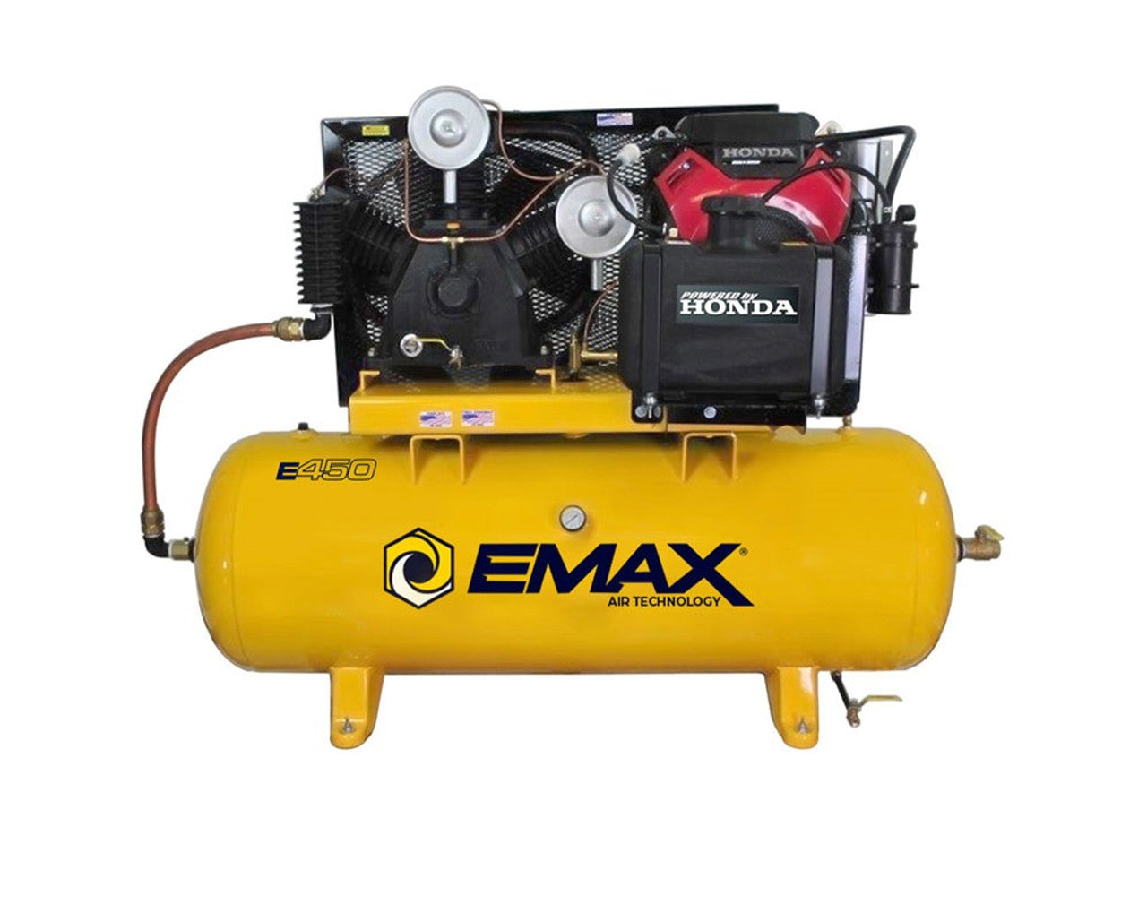 EMAX E450-G Industrial Plus Gas Air Compressor 24HP 60G Horizontal Honda ELEC START W/GAS TANK- Truck mount - EGES2460ST