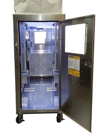 HEPACART 74" / 55" AutoLift Mobile Containment Unit with Built-in Air Scrubber