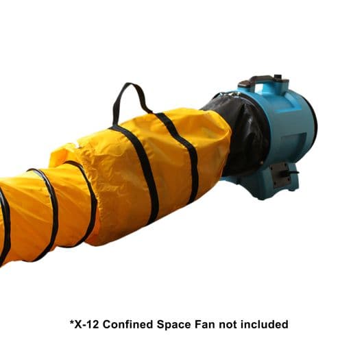 XPOWER X-12 Variable Speed 12" Diameter Industrial Confined Space Ventilator Fan