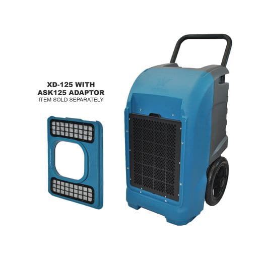 XPOWER XD-125 125-Pint Commercial Dehumidifier with Automatic Purge Pump and Drainage Hose, 76 Pints Per Day @ AHAM
(AHAM - 80 F°/ 60% Relative Humidity), 7.3 Amps