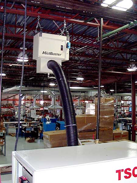 MistBuster 850 Compact Electrostatic Mist and Smoke Collector - 850 CFM