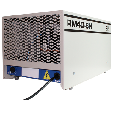 EBAC RM40-SH 除湿机 - 24 PPD | 170 立方英尺/分钟3000 立方英尺