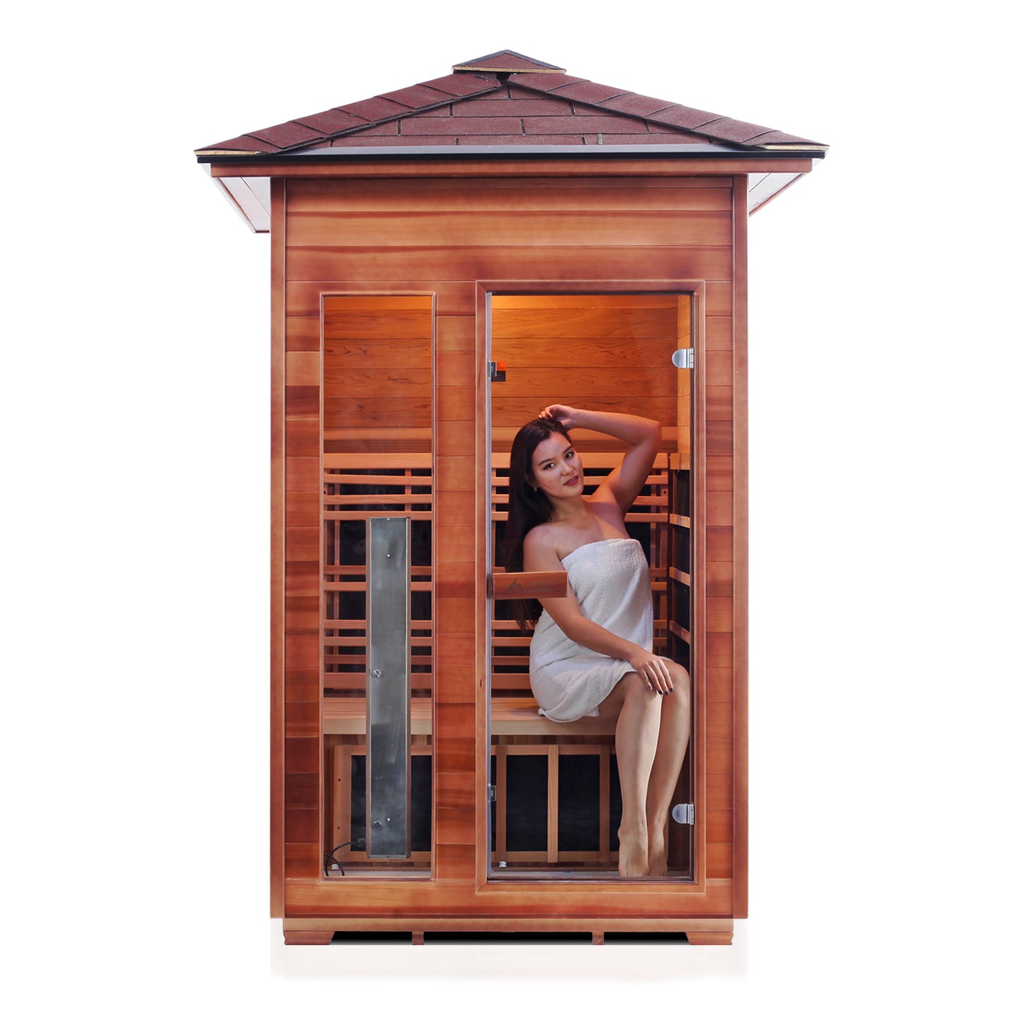 Enlighten SIERRA/RUSTIC 2 Person Full Spectrum Infrared Sauna