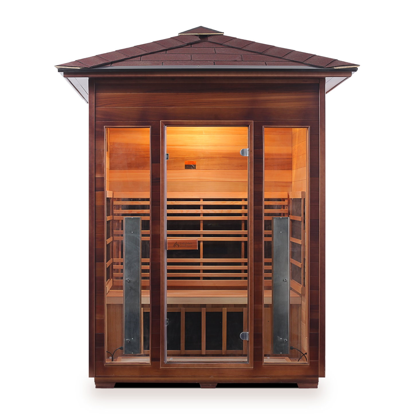 Enlighten SIERRA/RUSTIC 3 Person Full Spectrum Infrared Sauna