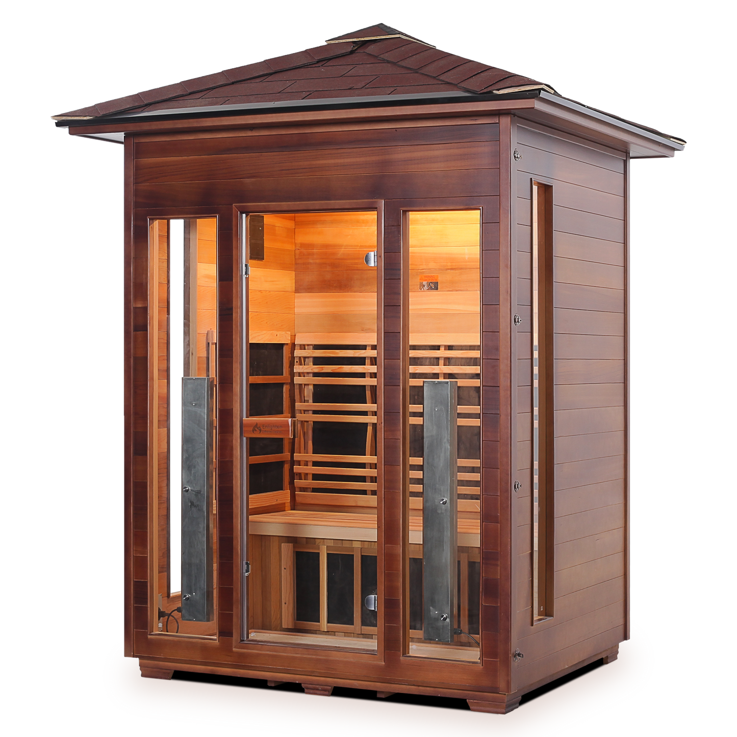 Enlighten SIERRA/RUSTIC 3 Person Full Spectrum Infrared Sauna