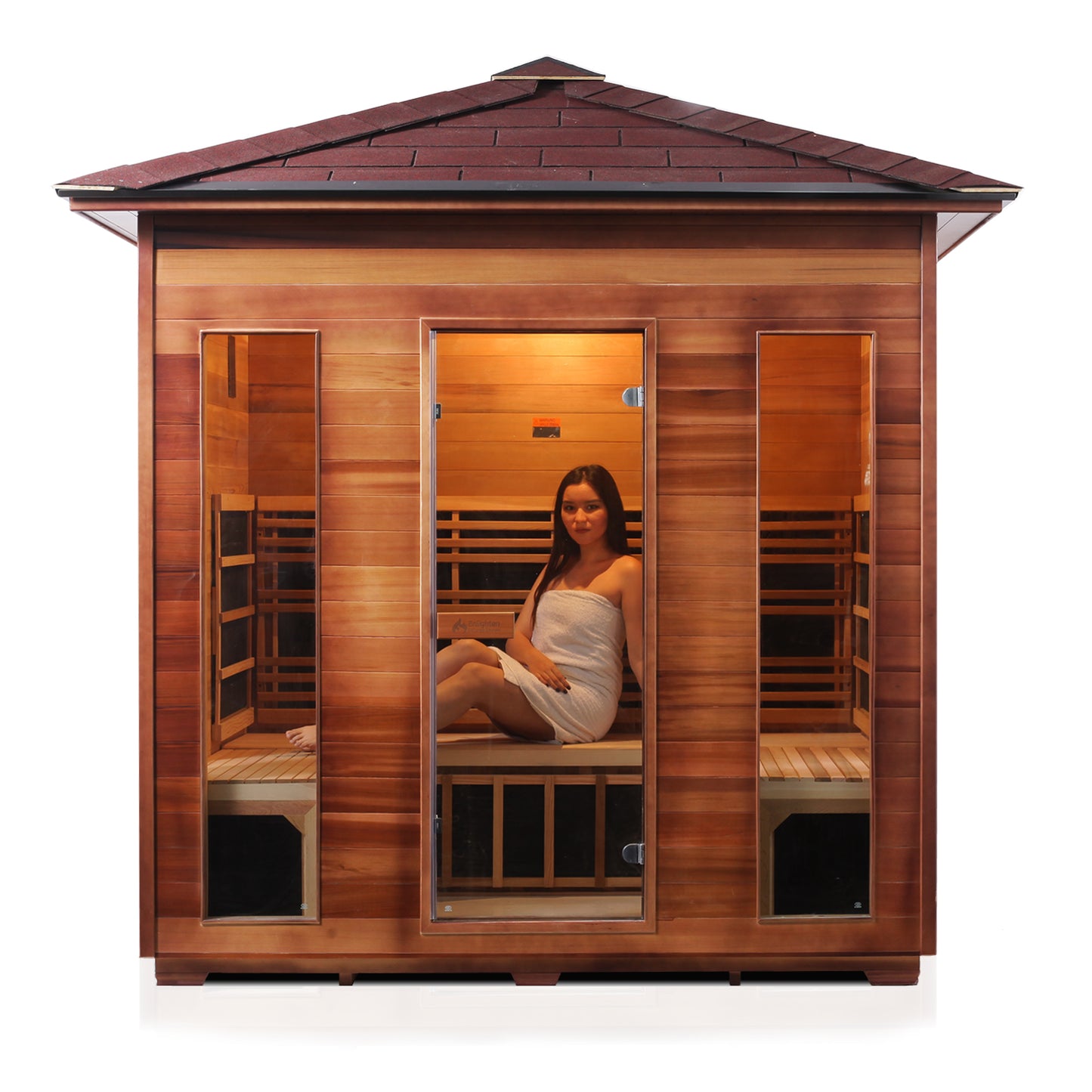 Enlighten SIERRA/RUSTIC 5 Person Full Spectrum Infrared Sauna