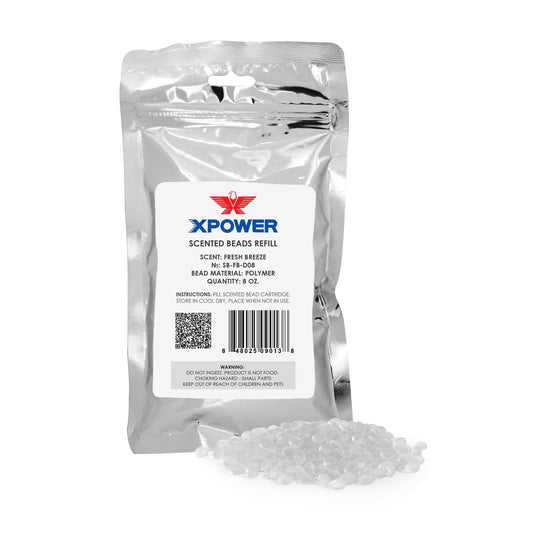 XPOWER Scented Air Mover SB-FB-D08 Fresh Breeze Scented Beads 8 oz. Refill Pack