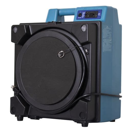 XPOWER X-4700A X-4700AM Sistema de purificador HEPA de filtración profesional de 3 etapas, máquina de aire negativo, limpiador de aire en el aire, depurador de aire con tomas de corriente GFCI integradas | Contador de horas opcional