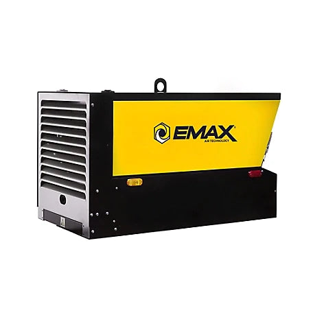 EMAX EDS185ST, EDS185TR Stationary/Trailer Mounted Diesel Kubota Driven 185 CFM 45 HP Rotary Screw Air Compressor