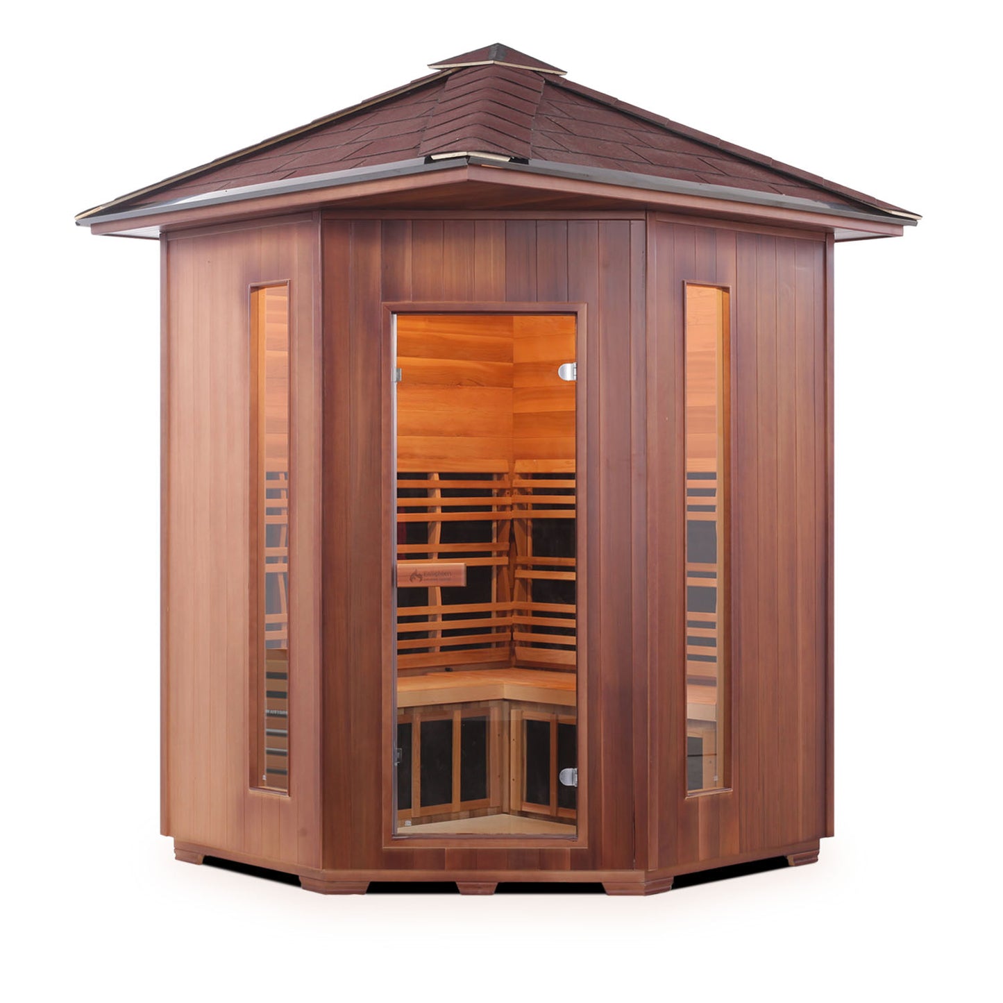 Enlighten SAPPHIRE/DIAMOND 4 Person Corner Hybrid Sauna