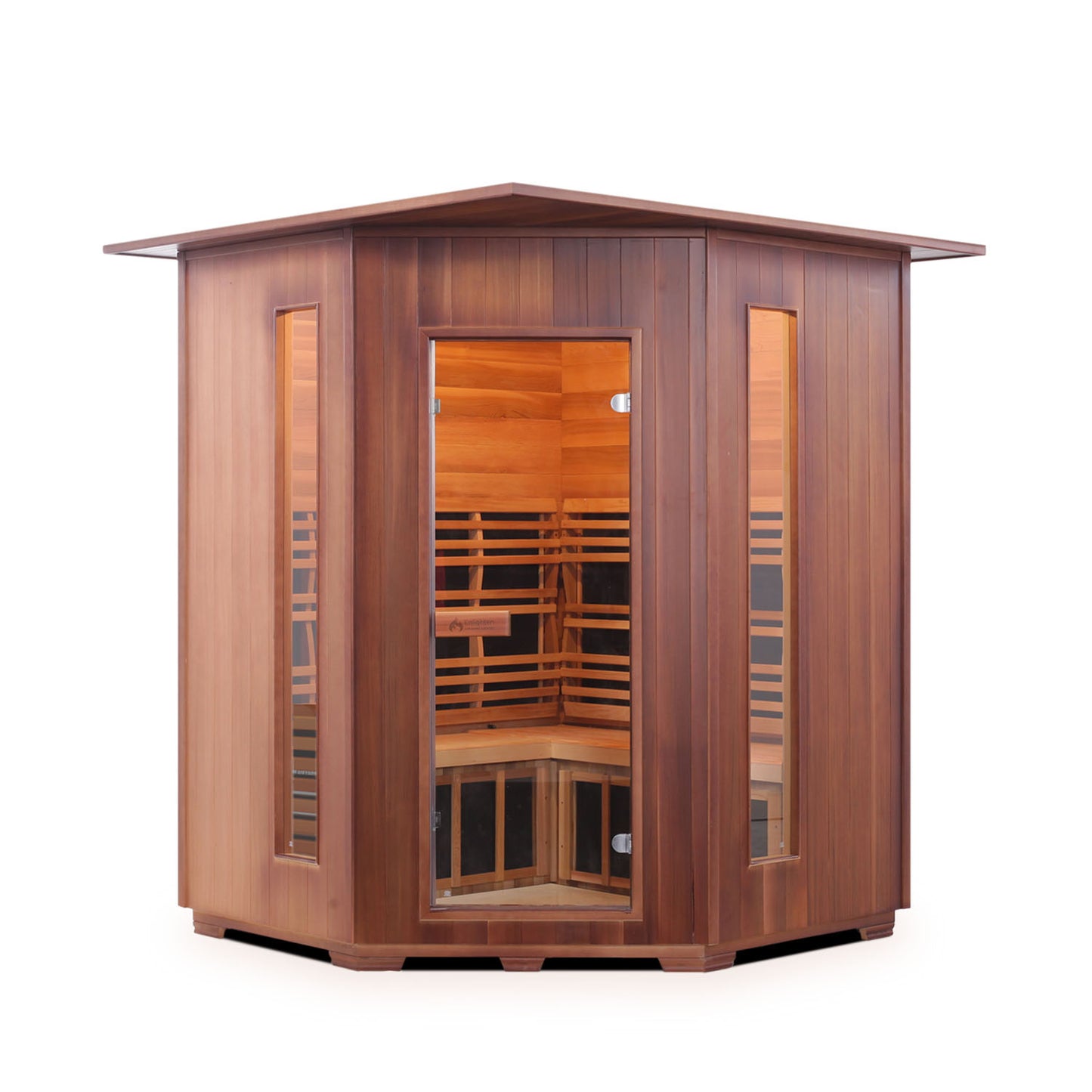 Enlighten SAPPHIRE/DIAMOND 4 Person Corner Hybrid Sauna