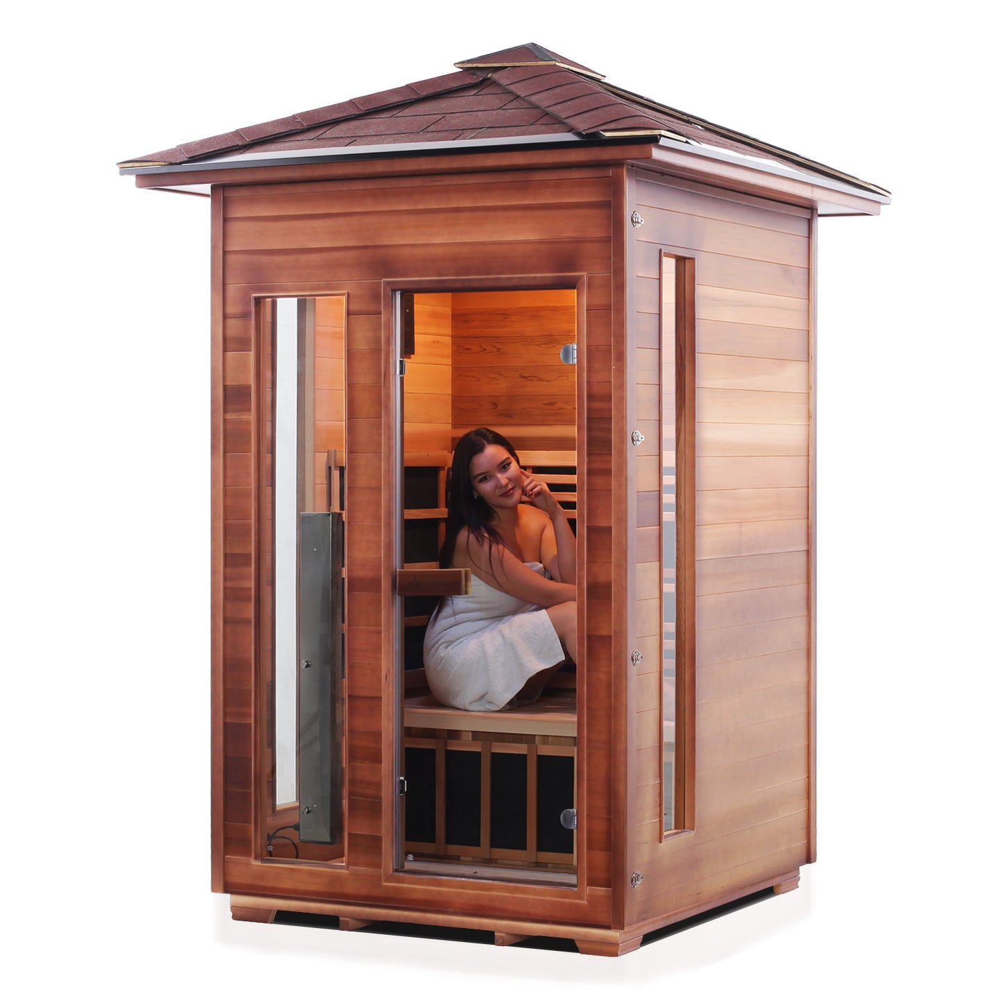 Enlighten SIERRA/RUSTIC 2 Person Full Spectrum Infrared Sauna