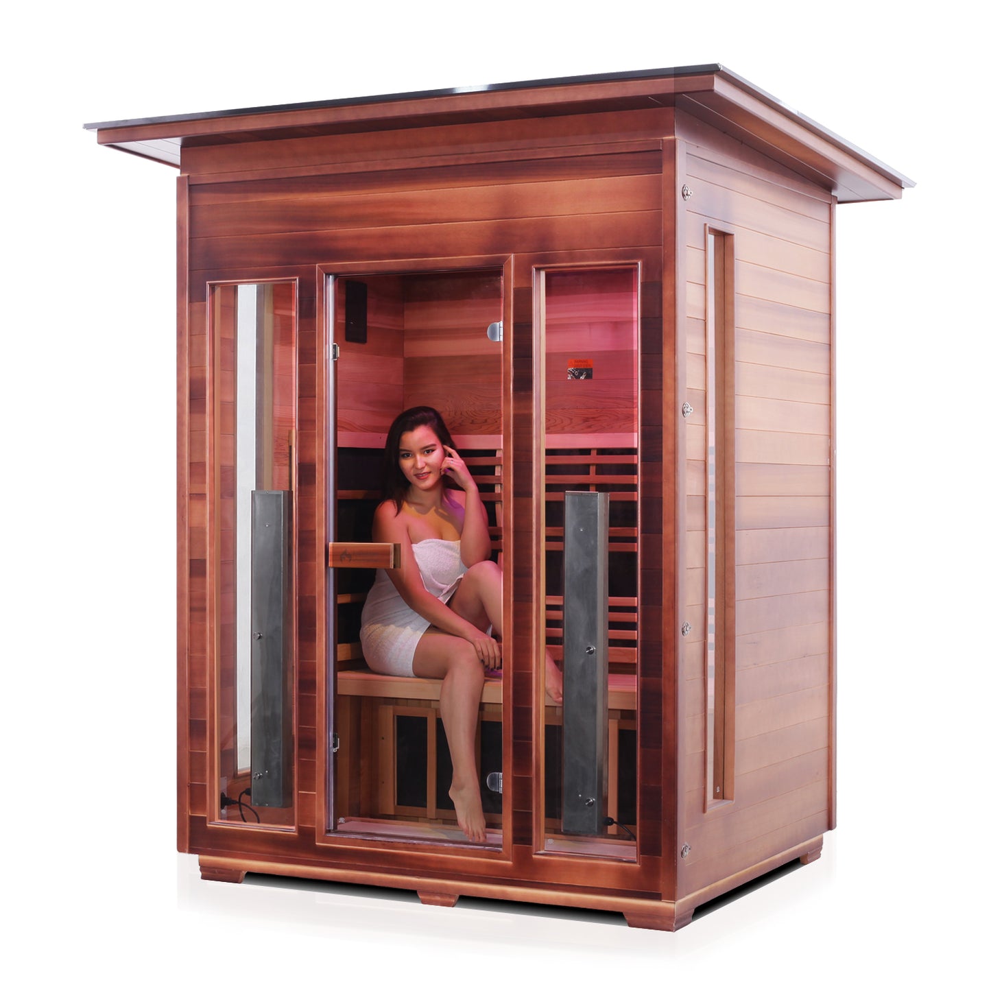 Enlighten SIERRA/RUSTIC 3 Person Full Spectrum Infrared Sauna