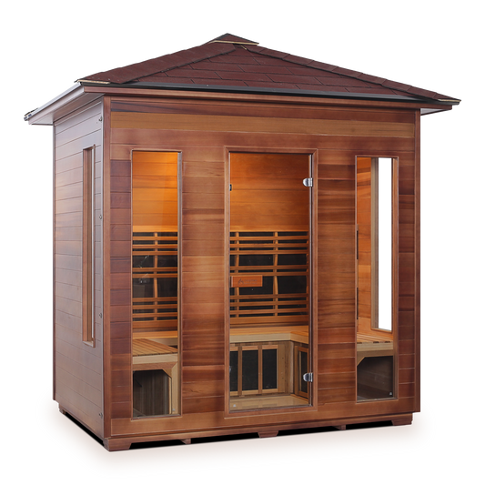 Enlighten SIERRA/RUSTIC 5 Person Full Spectrum Infrared Sauna