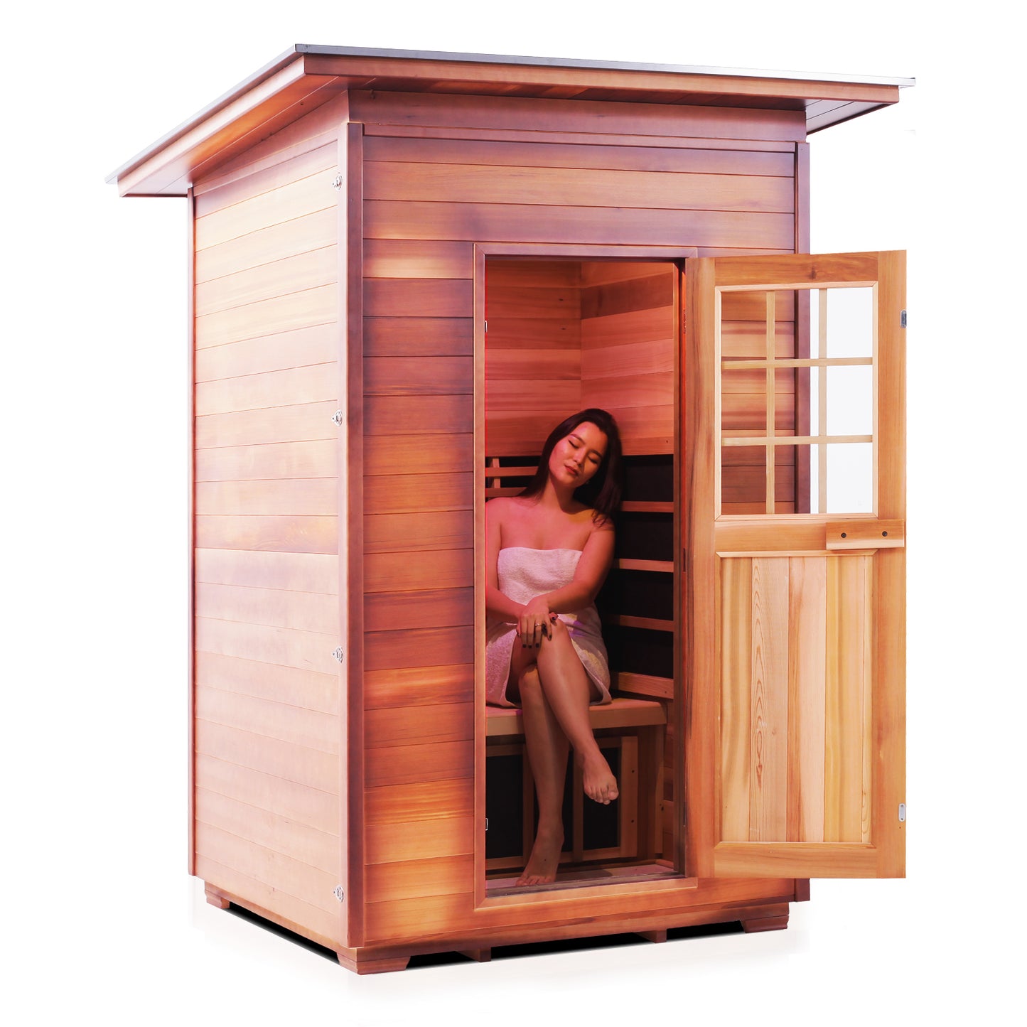 Enlighten SIERRA/RUSTIC 2 Person Full Spectrum Infrared Sauna