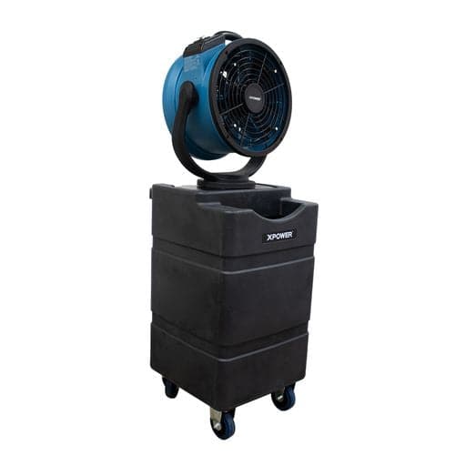 XPOWER 115 Watts, 1700 CFM, 1.0 Amps, 3-Speed Sealed Motor Misting Fan & Air Circulator with Tilt & Oscillating Features (PP) | FM-88W FM-88WK FM-88WK2